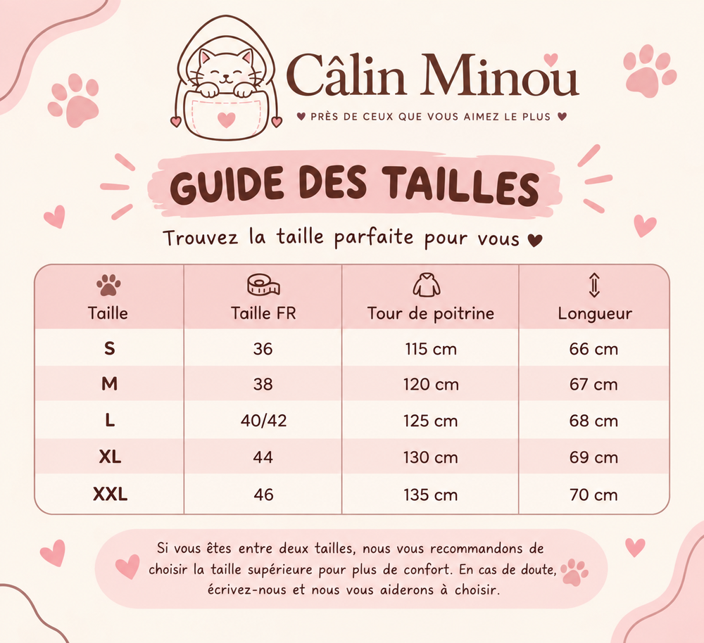 Guide des tailles