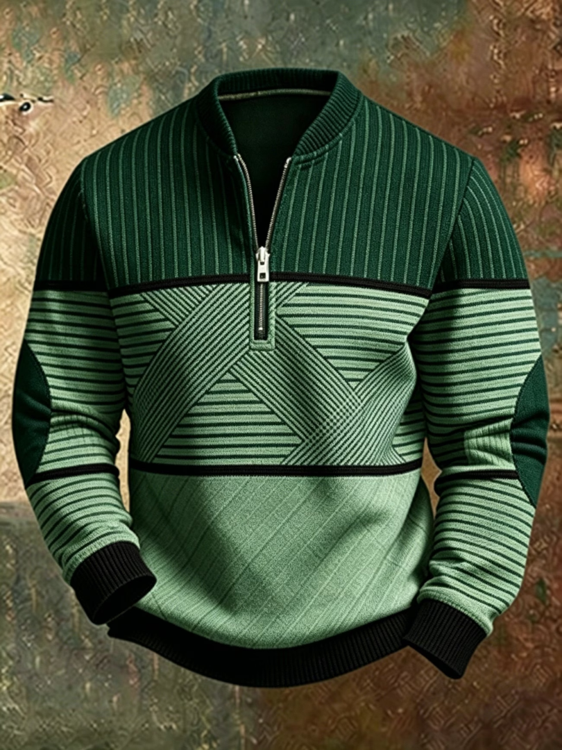 Viktor | Pull homme demi-zip - Casa Cavari