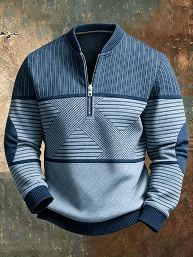 Viktor | Pull homme demi-zip - Casa Cavari