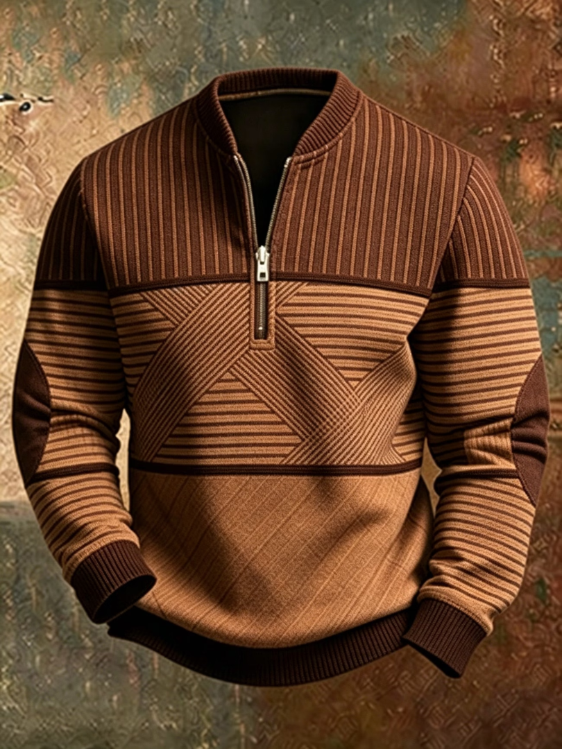 Viktor | Pull homme demi-zip - Casa Cavari