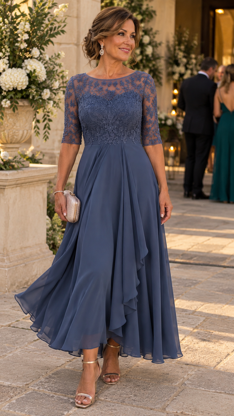 Sandrine P. - RHONDA | Robe élégante en dentelle