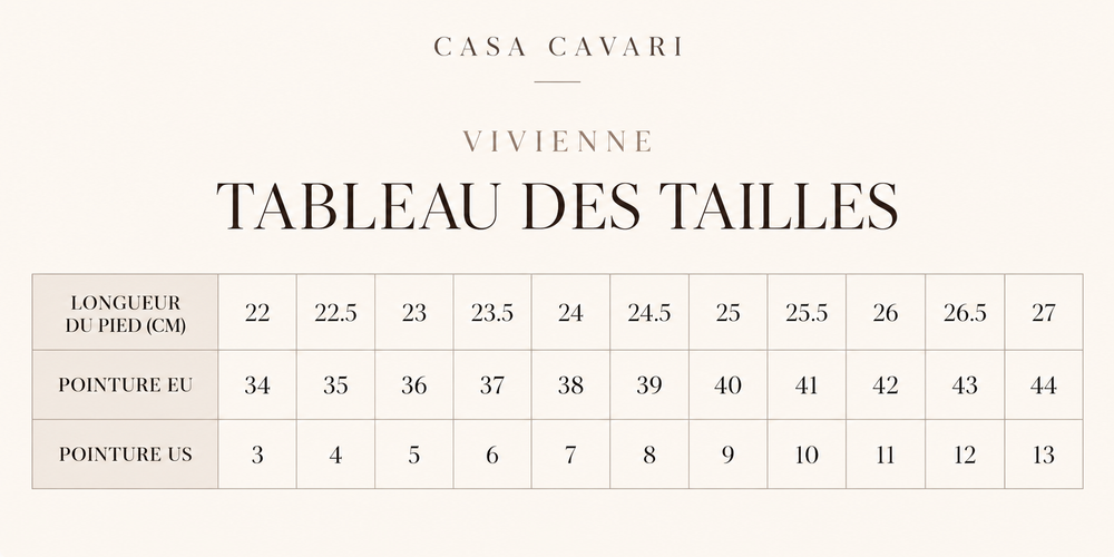 Guide des tailles