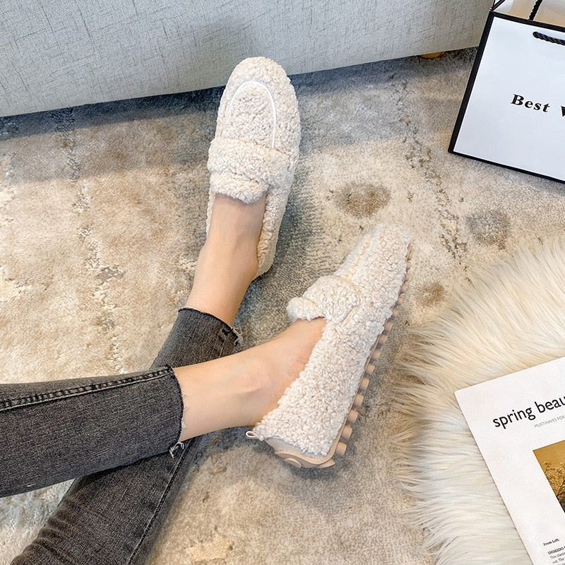 Margaux | Chaussons en peluche - Casa Cavari