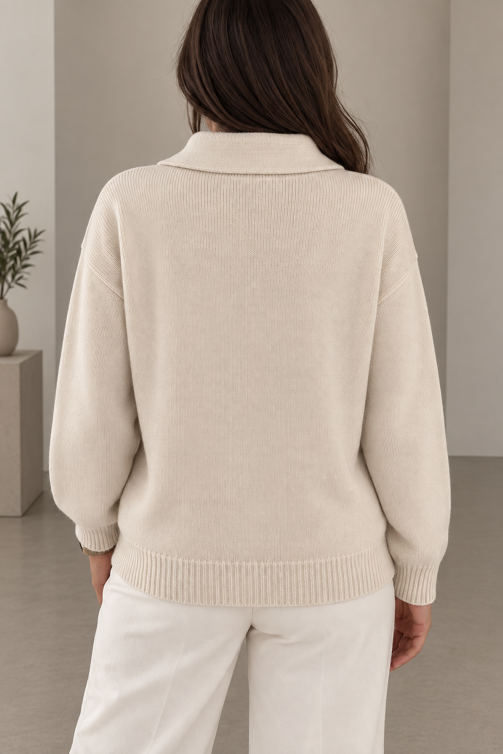 Élise | Pull col V - Casa Cavari