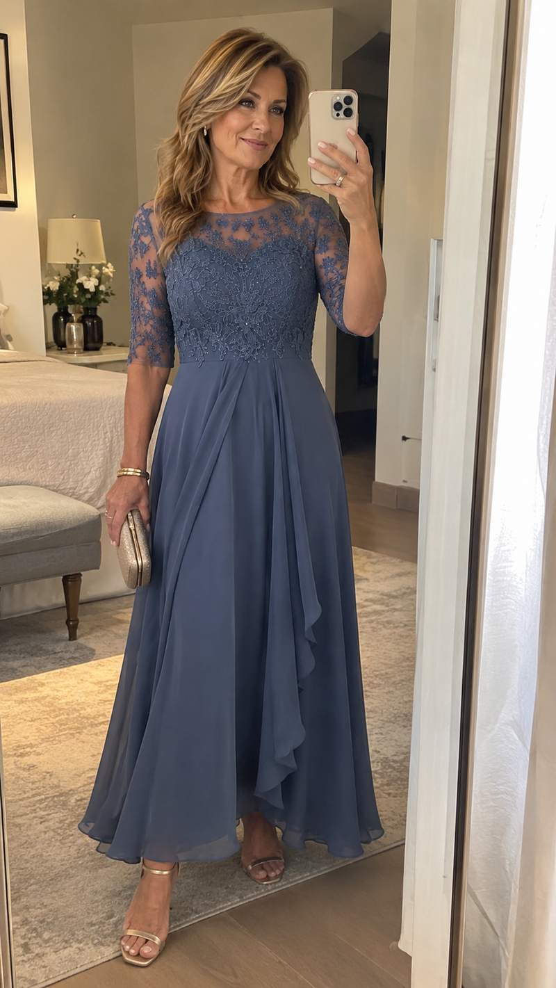 Isabelle R. - RHONDA | Robe élégante en dentelle