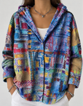 Marinella | Gilet en maille à capuche - Casa Cavari