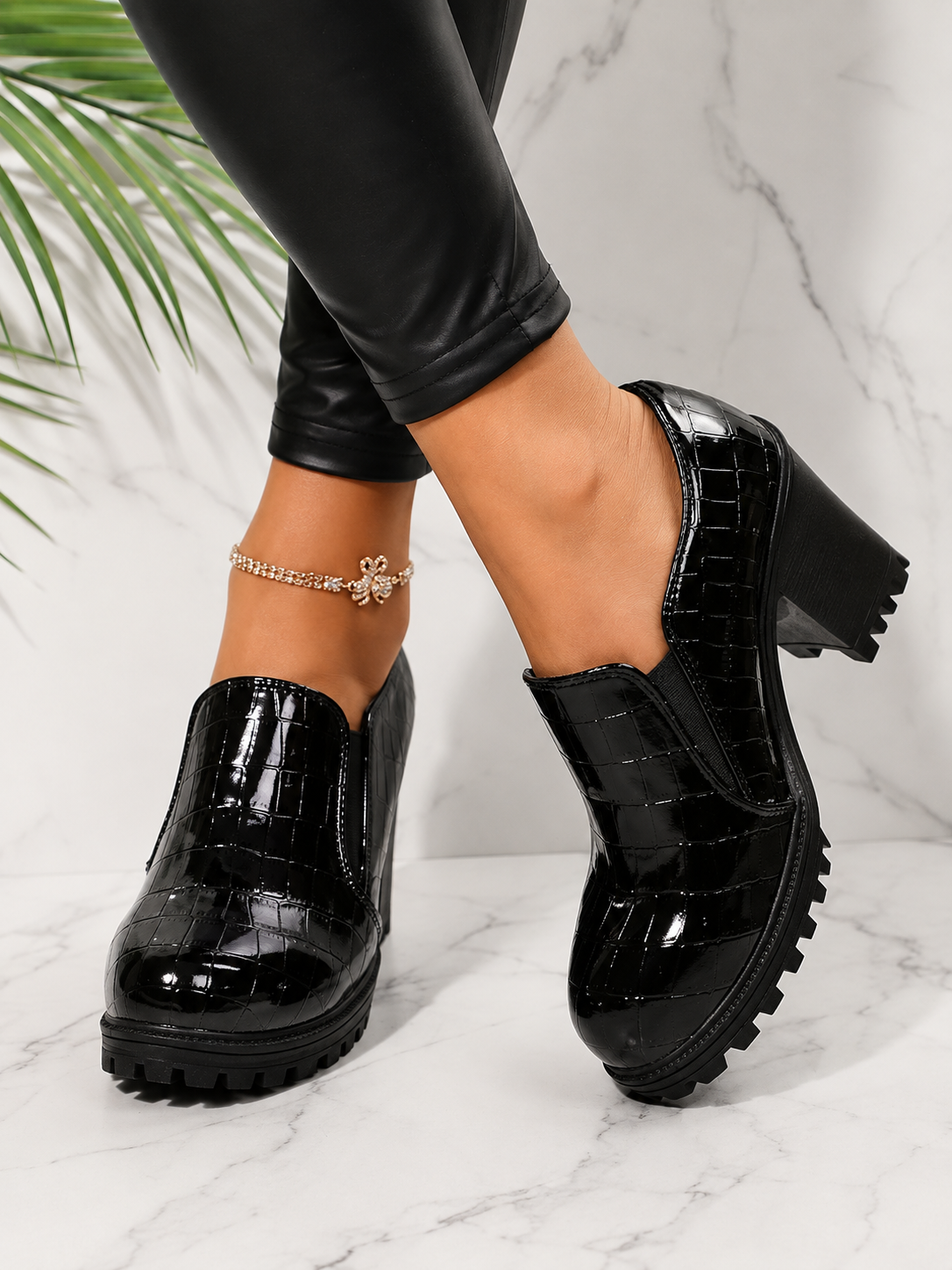 Allegra™ | Mocassins confort à talon compensé
