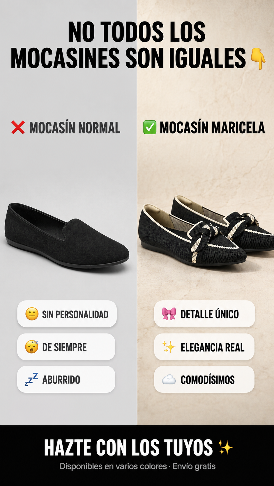 Maricella™ | Mocasines Cómodos