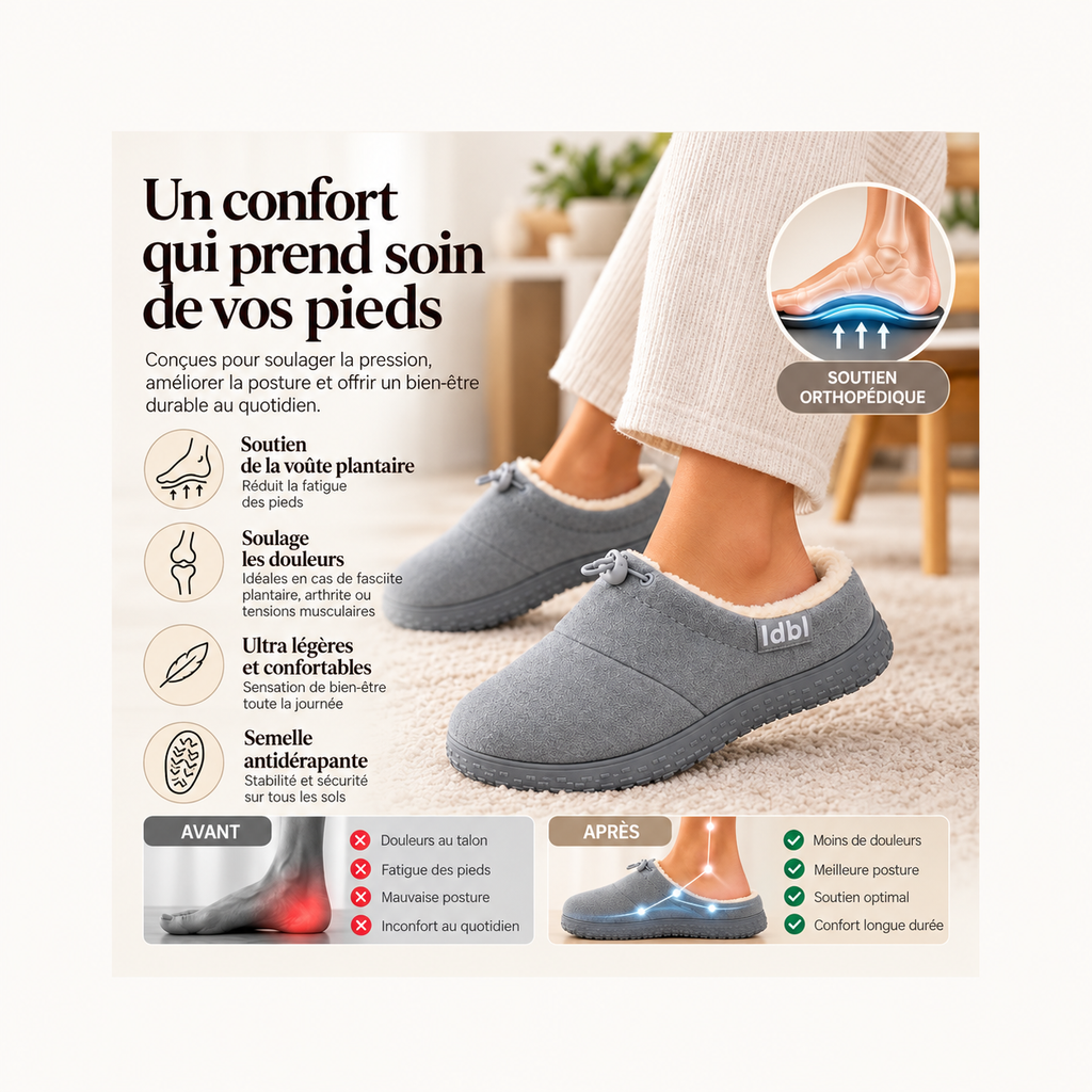 Solène | Chaussons orthopédiques - Casa Cavari