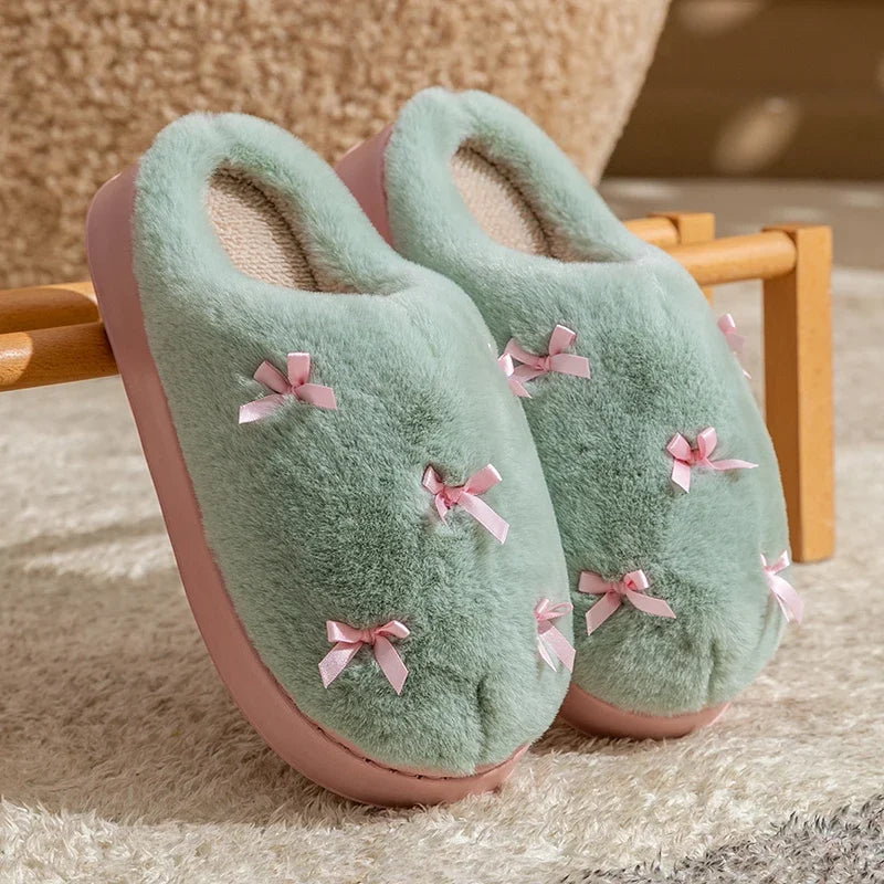 Séraphine | Chaussons à petits nœuds - Casa Cavari