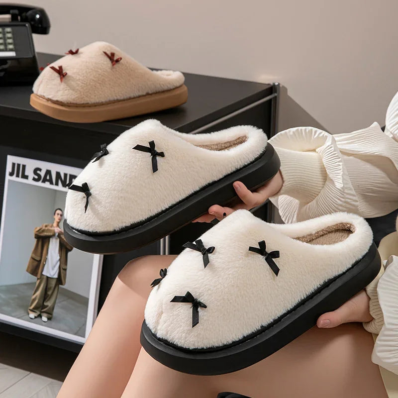 Séraphine | Chaussons à petits nœuds - Casa Cavari