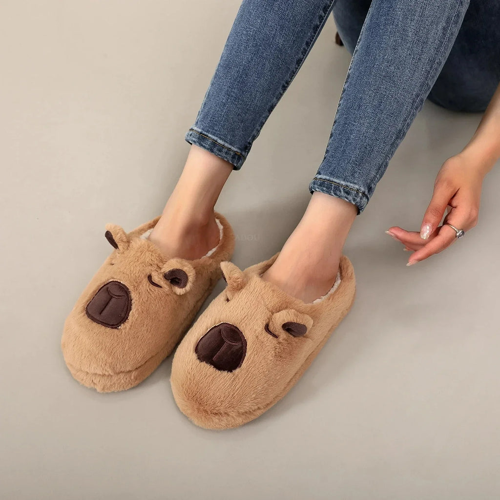 Anouk | Chaussons capybara - Casa Cavari