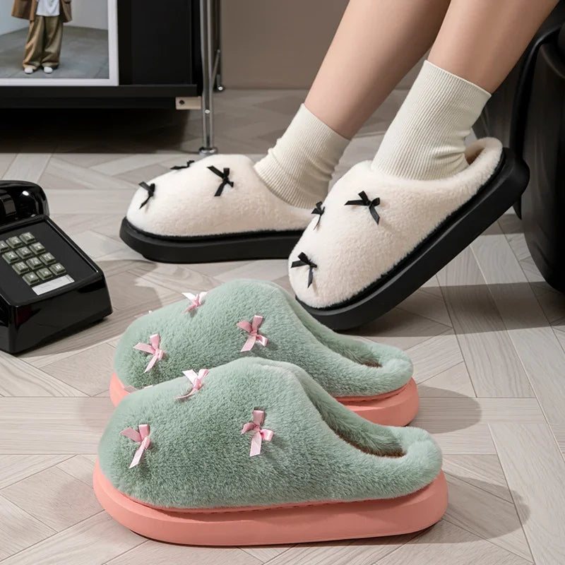 Séraphine | Chaussons à petits nœuds - Casa Cavari