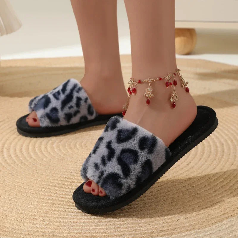Pauline | Mules en fourrure douce - Casa Cavari