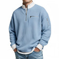 Gaspard | Pull gaufré à demi-zip - Casa Cavari