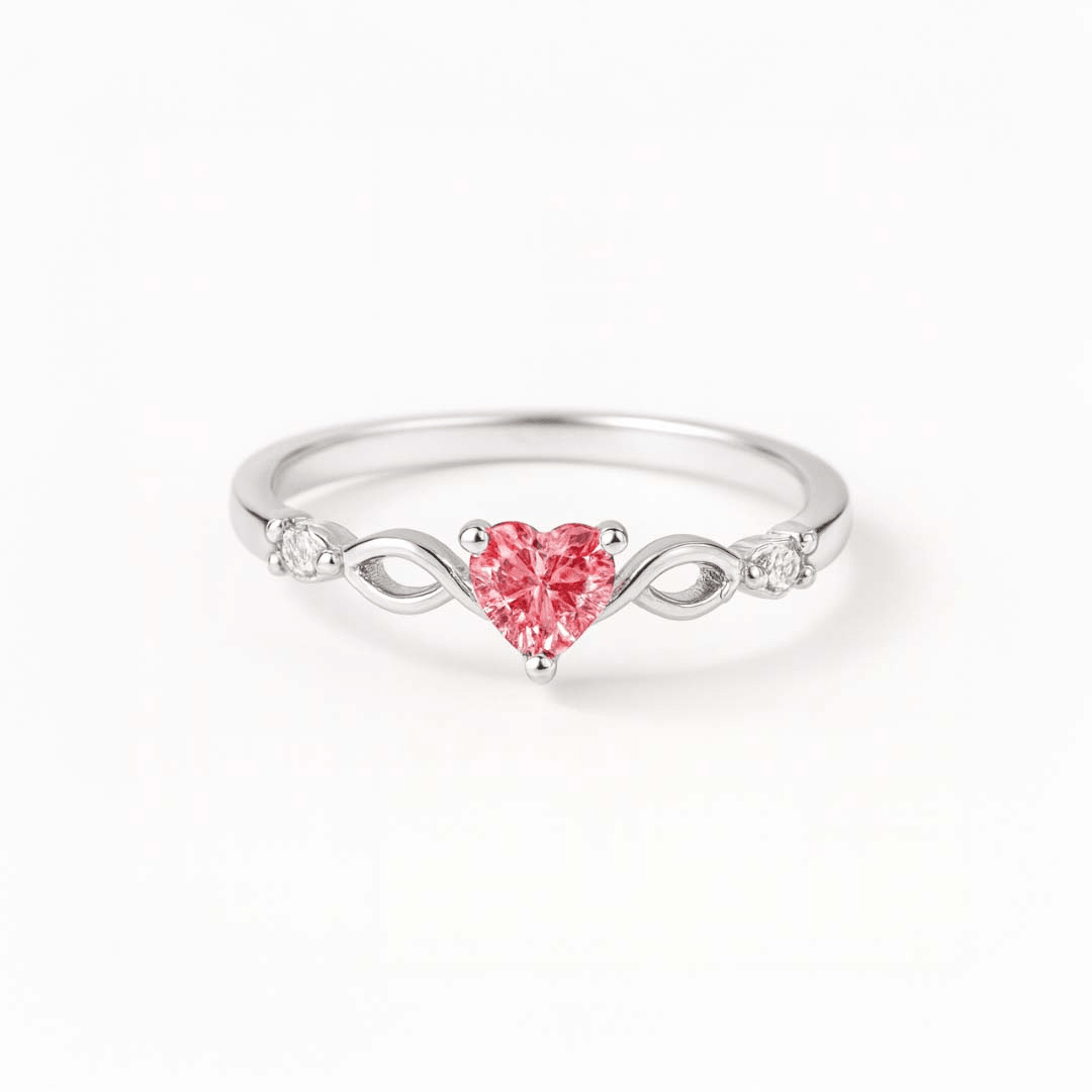 Amalia|Anillo corazón con circonita - CasaCavari