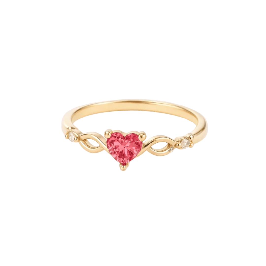 Amalia|Anillo corazón con circonita - CasaCavari
