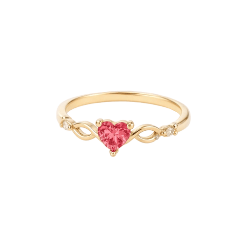 Amalia|Anillo corazón con circonita - CasaCavari