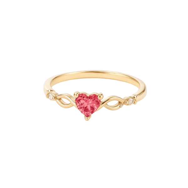 Amalia|Anillo corazón con circonita - CasaCavari