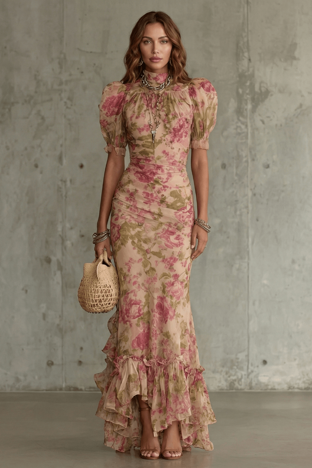 AMARA|VESTIDO MAXI ROMANTICO - CasaCavari