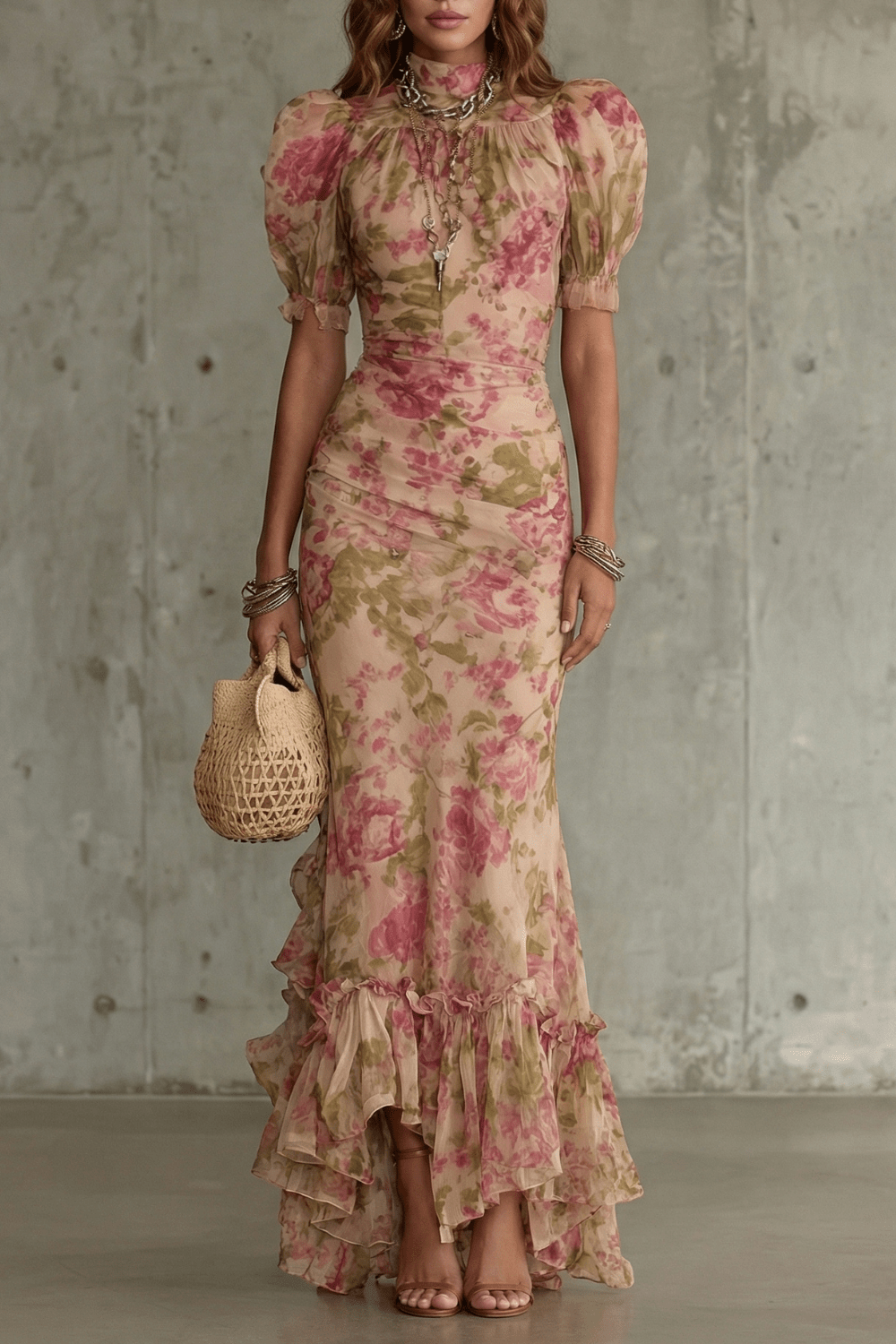 AMARA|VESTIDO MAXI ROMANTICO - CasaCavari