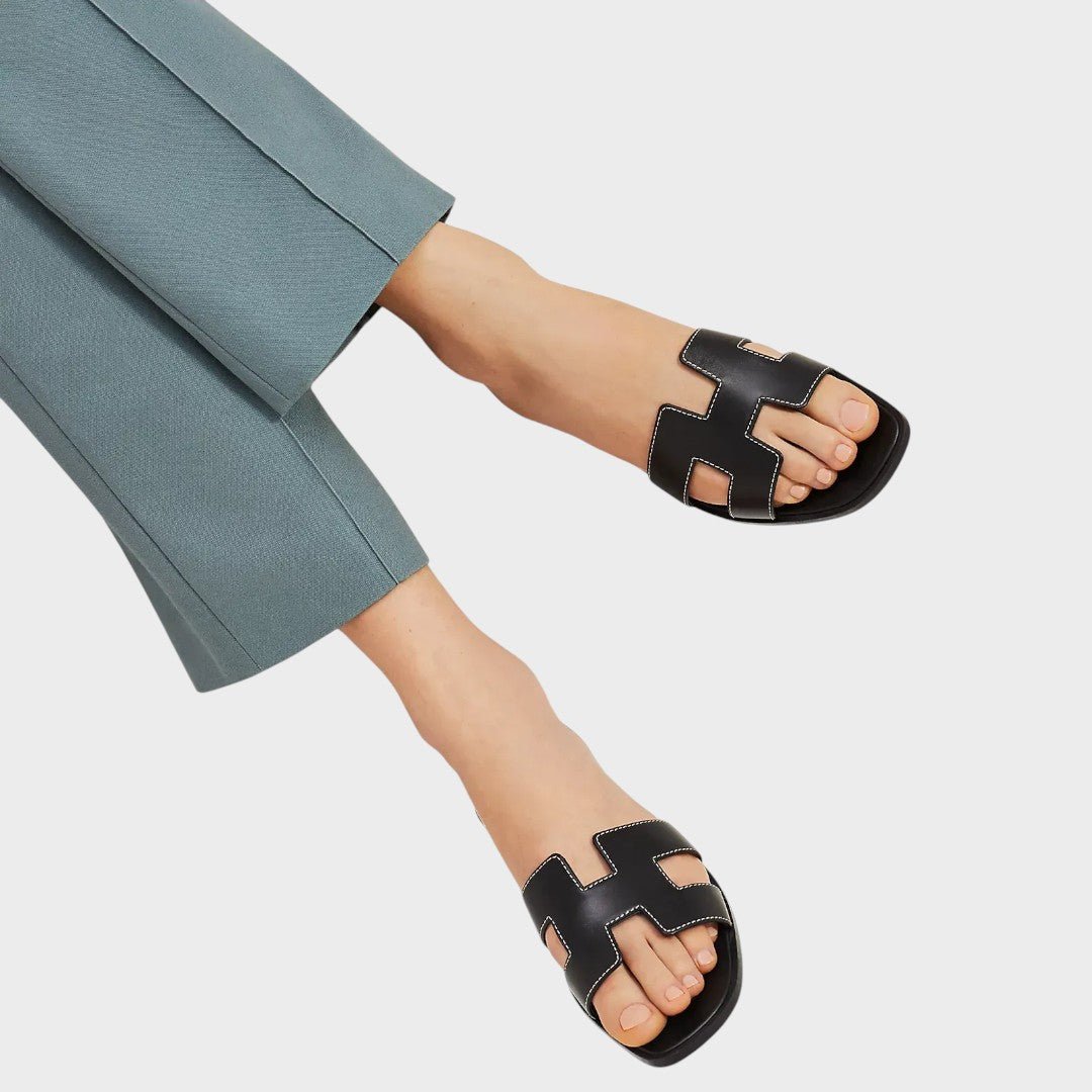 Ariana | Sandalias Elegantes De Cuero - CasaCavari