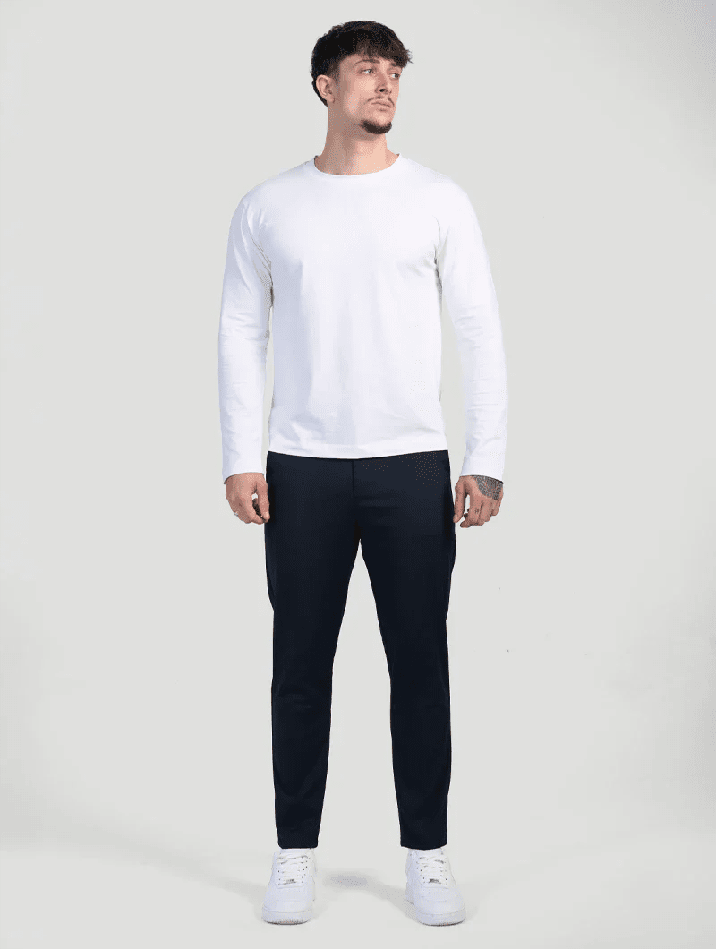 Astino|Pantalones rectos azul - CasaCavari