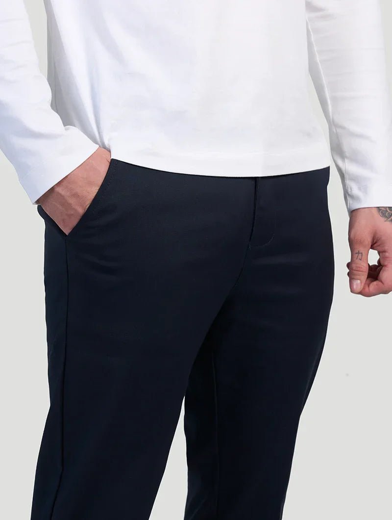 Astino|Pantalones rectos azul - CasaCavari