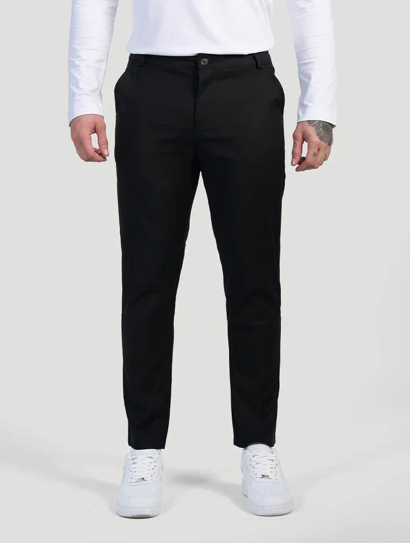 Astino|Pantalones rectos negro - CasaCavari