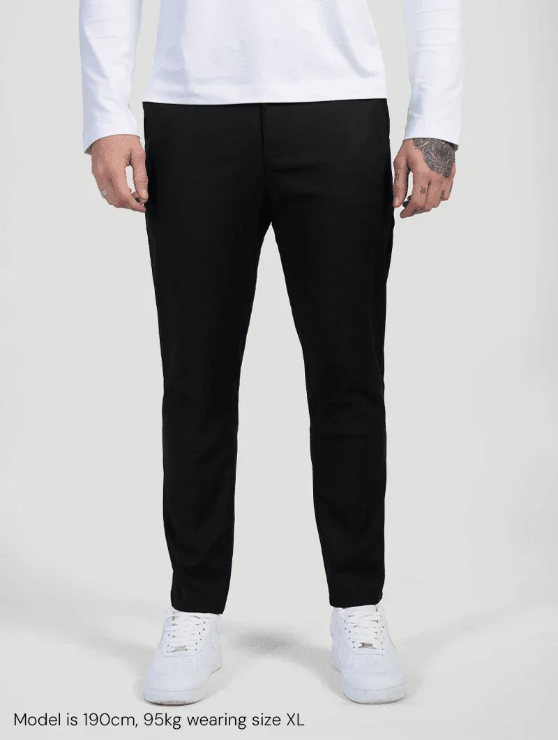 Astino|Pantalones rectos negro - CasaCavari