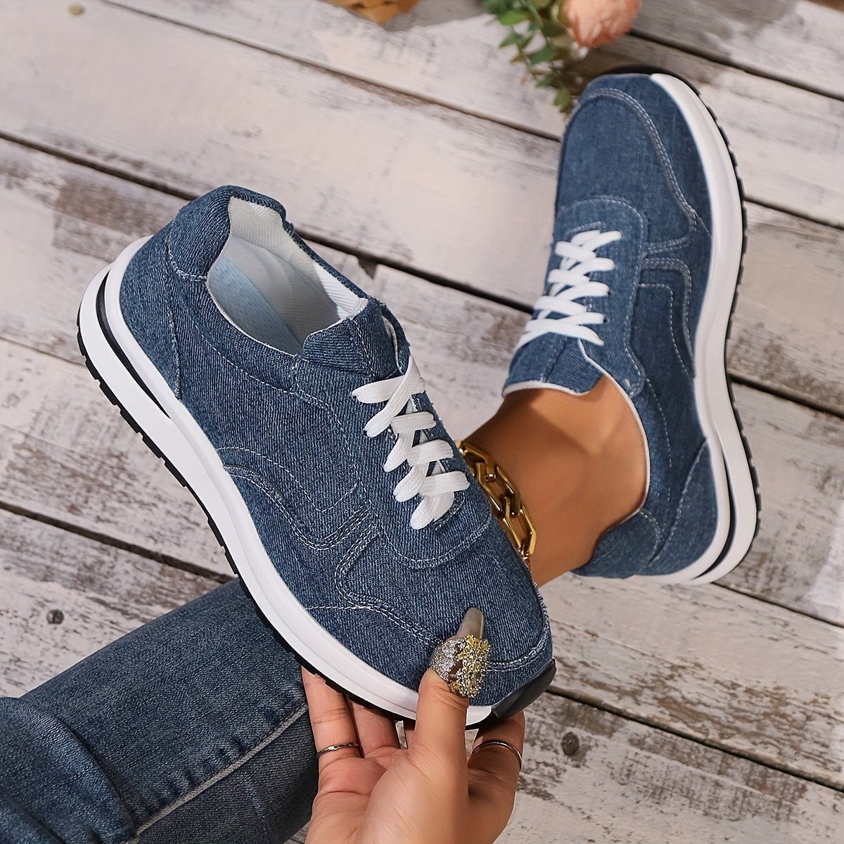 Benita | Zapatillas JEANS - CasaCavari