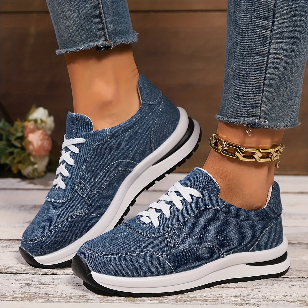 Benita | Zapatillas JEANS - CasaCavari
