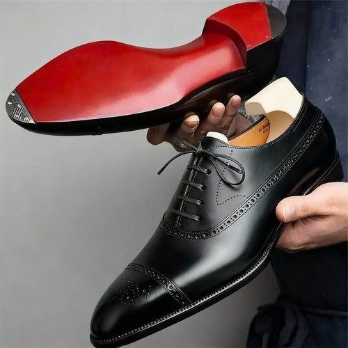 berto|Zapato Oxford con picado - CasaCavari