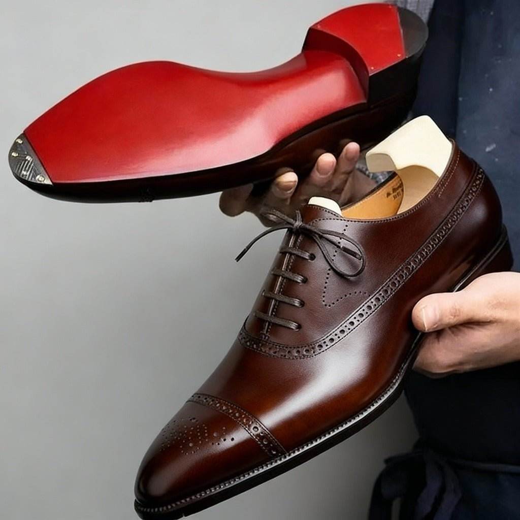 berto|Zapato Oxford con picado - CasaCavari
