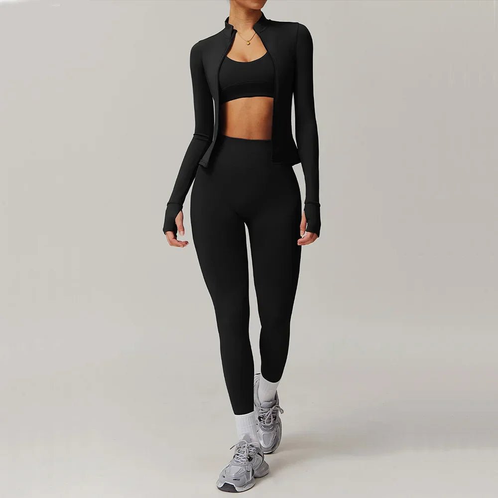 CLARA|Conjunto deportivo con sudadera y leggings - CasaCavari