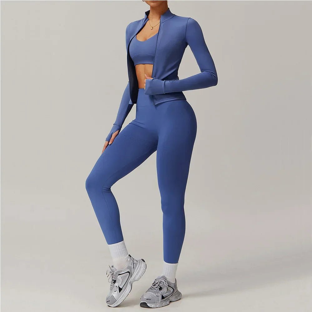 CLARA|Conjunto deportivo con sudadera y leggings - CasaCavari