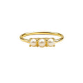 Dalia|Anillo triple perla - CasaCavari