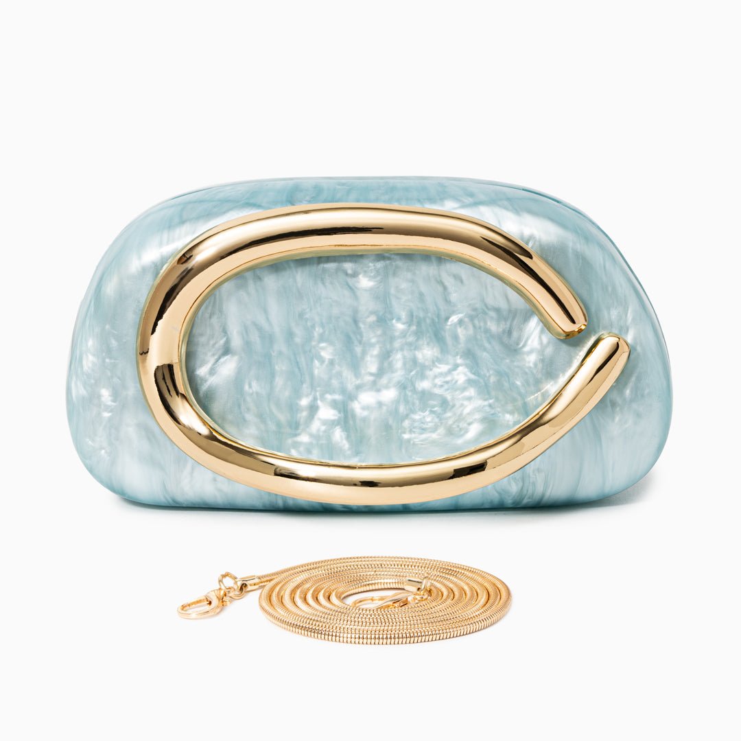 Elena|Bolso estructurado con detalle metálico - CasaCavari