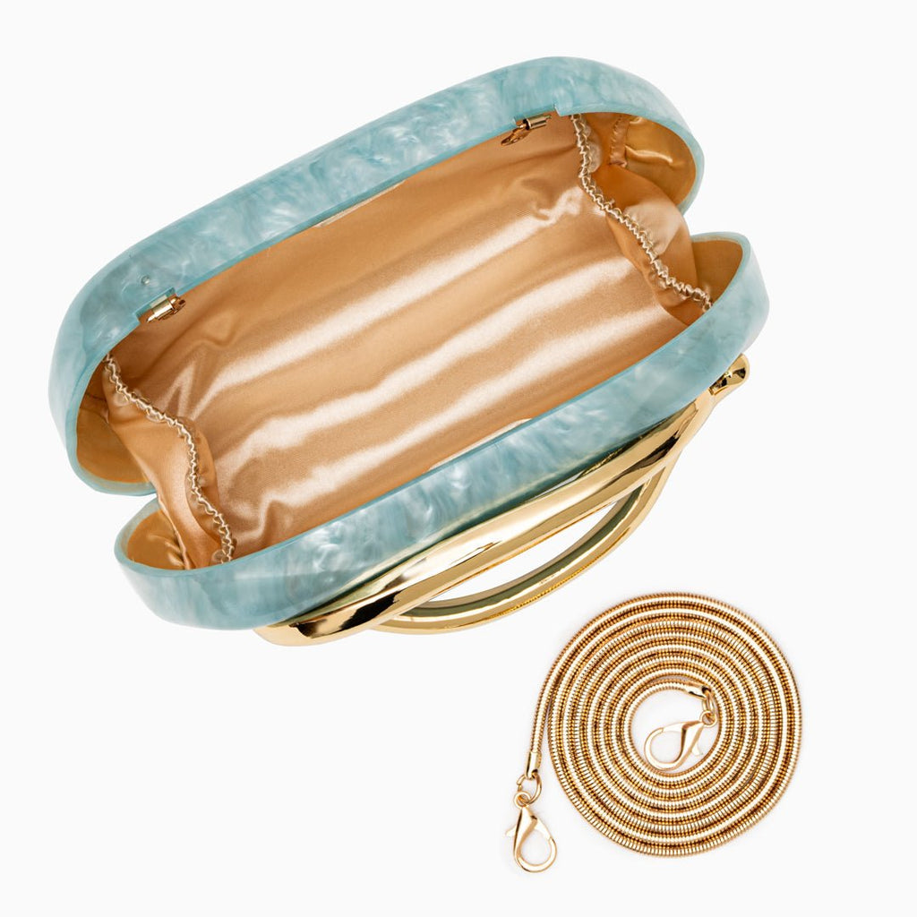 Elena|Bolso estructurado con detalle metálico - CasaCavari