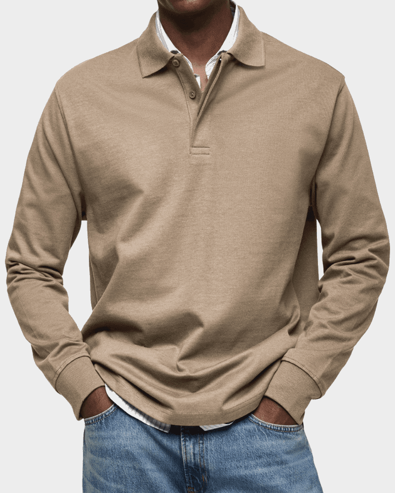 Federico|Polo de manga larga - CasaCavari