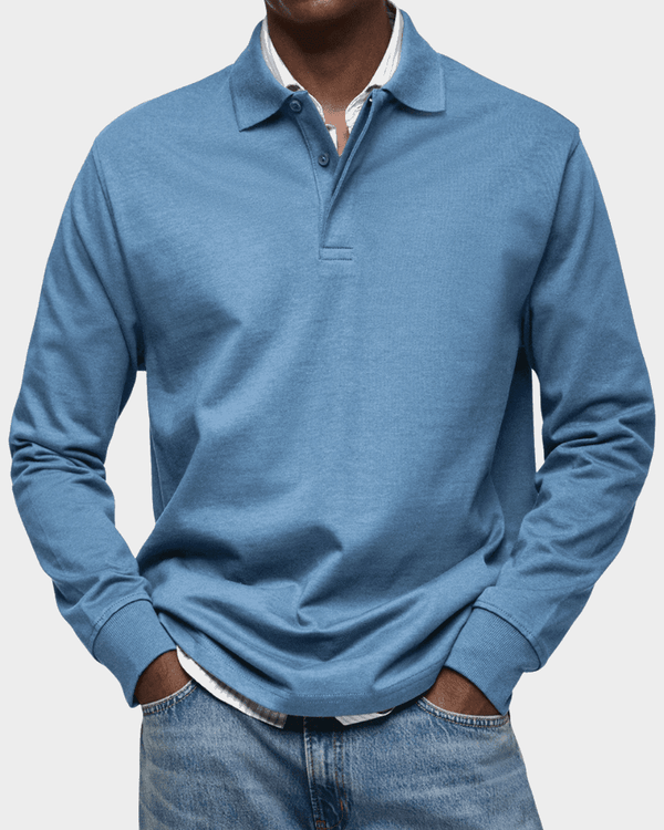 Federico|Polo de manga larga - CasaCavari