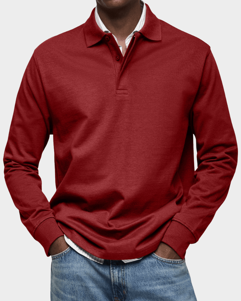 Federico|Polo de manga larga - CasaCavari