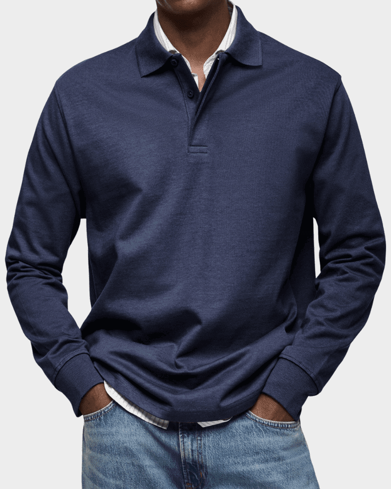 Federico|Polo de manga larga - CasaCavari
