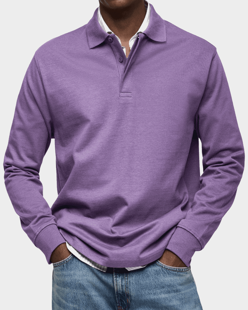 Federico|Polo de manga larga - CasaCavari