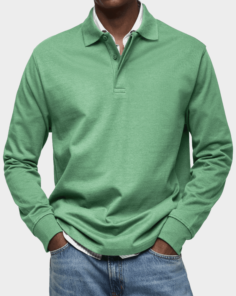 Federico|Polo de manga larga - CasaCavari