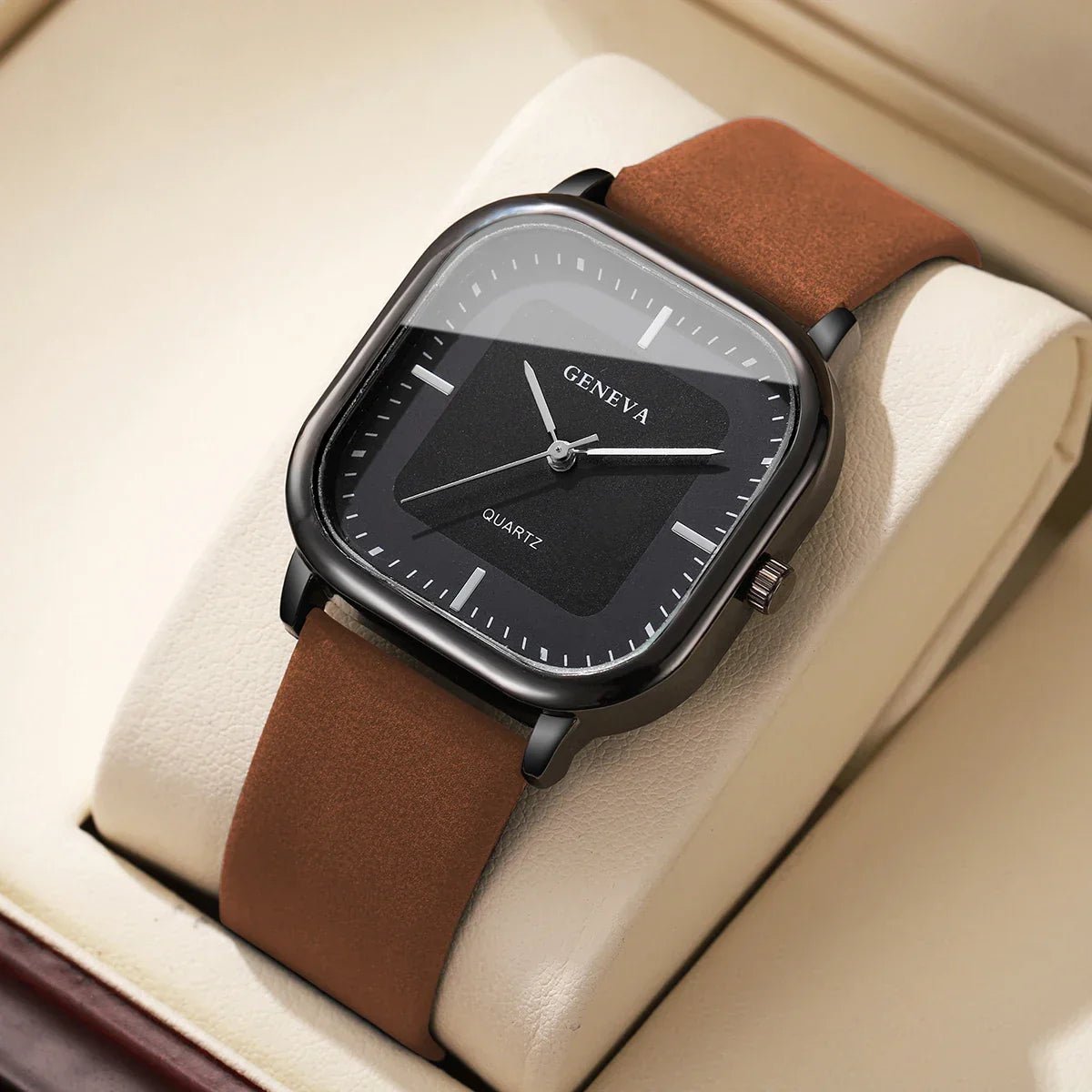 Geneva|Reloj de Esfera Cuadrada - CasaCavari