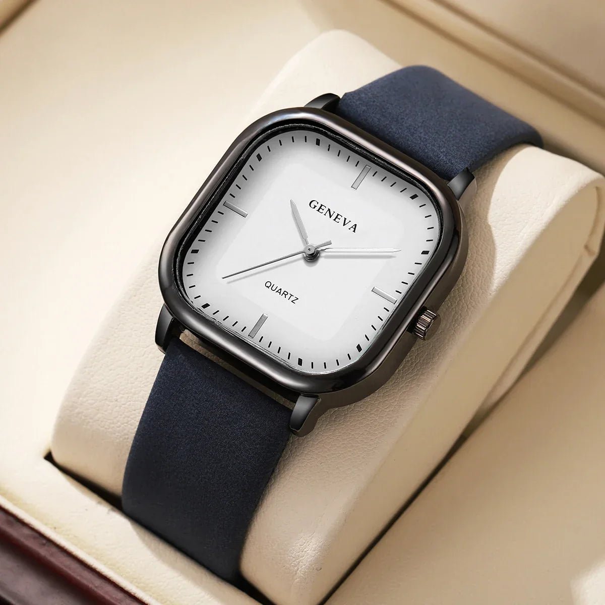 Geneva|Reloj de Esfera Cuadrada - CasaCavari