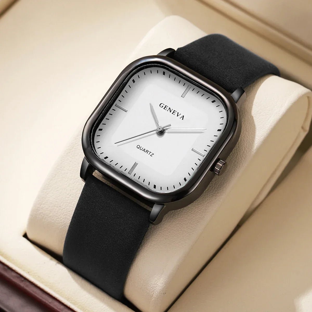 Geneva|Reloj de Esfera Cuadrada - CasaCavari