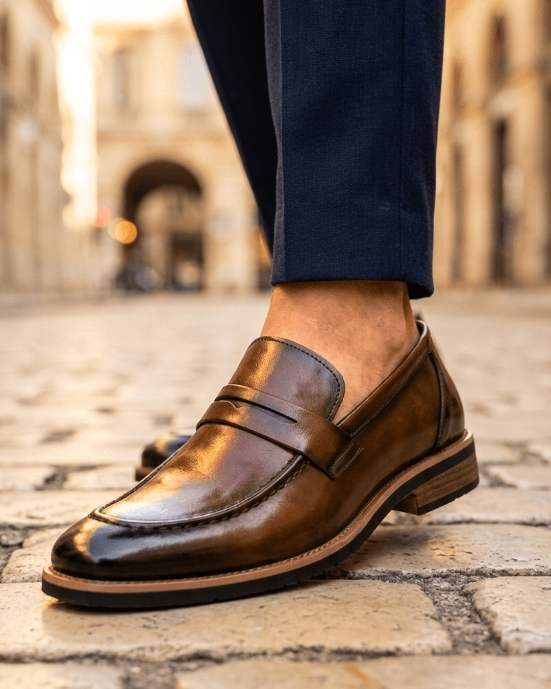 Hamilton|Mocasín de Piel - CasaCavari