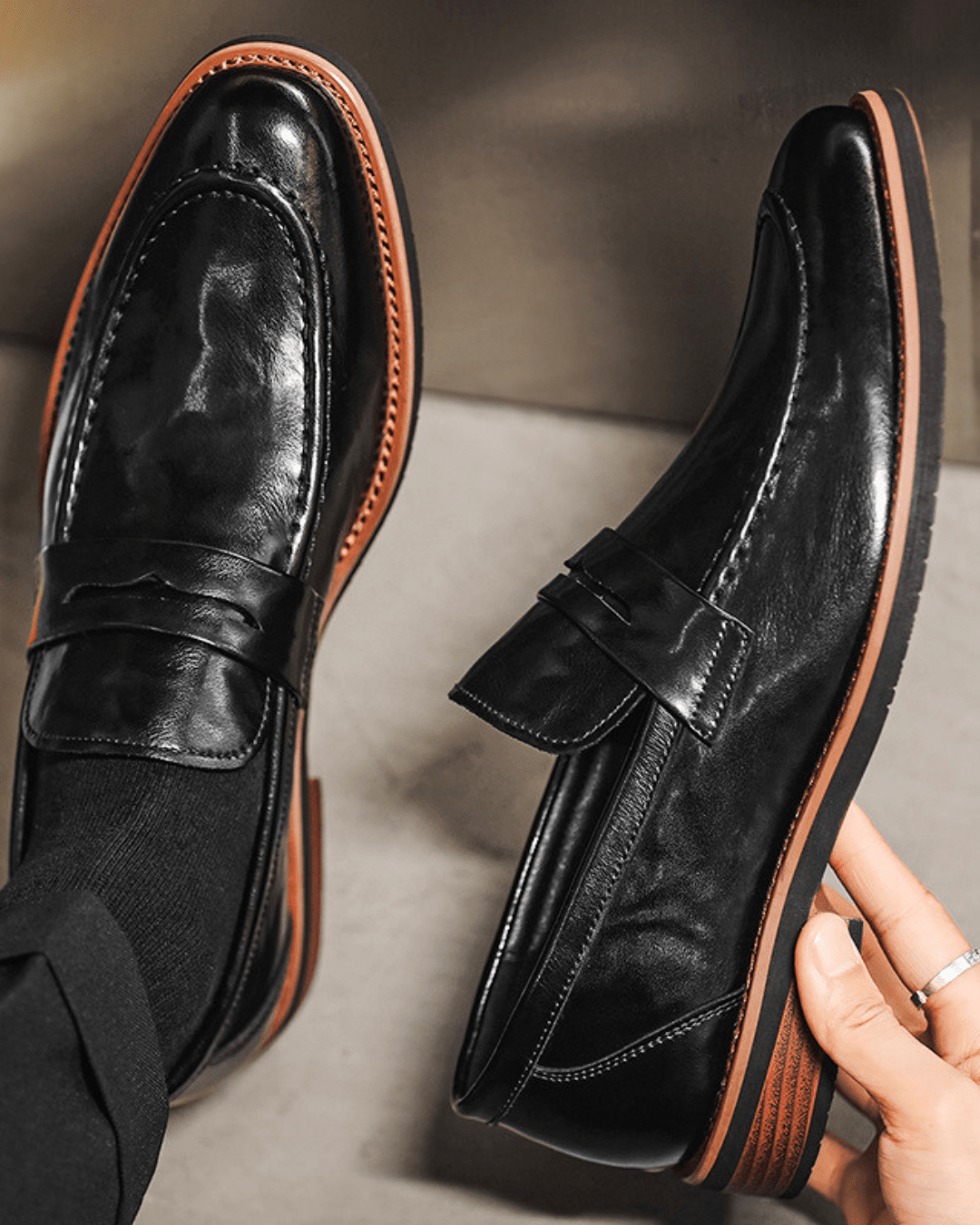 Hamilton|Mocasín de Piel - CasaCavari